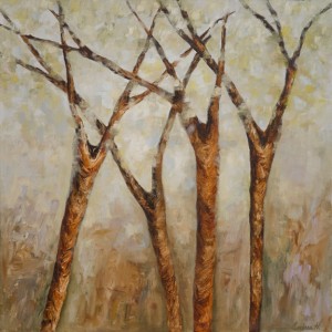 Illumination, Oil & Cold Wax on Canvas, 30" x 30"