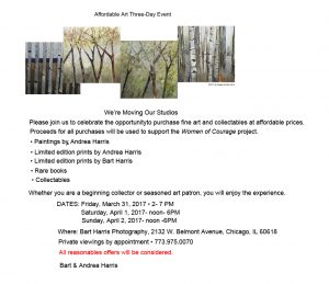 Affordable Art Event March-31-April 3,2017